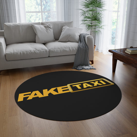 Fake Taxi Round Rug