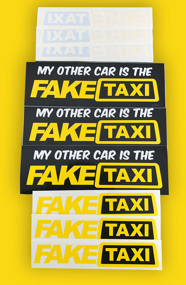 Fake Taxi Sticker BUNDLE - FREE UK DELIVERY! – FakeTaxiStore